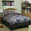 Ensemble de courtepointe réversible en coton Myatt Blue / Brown / Red Country-1796099466