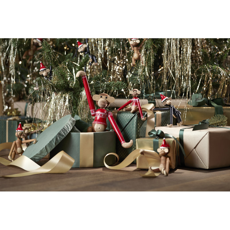Monkey Christmas Jumper 2024 Small Teak/Limba