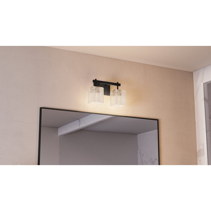 Allisen 2-Light Bath Light, Matte Black