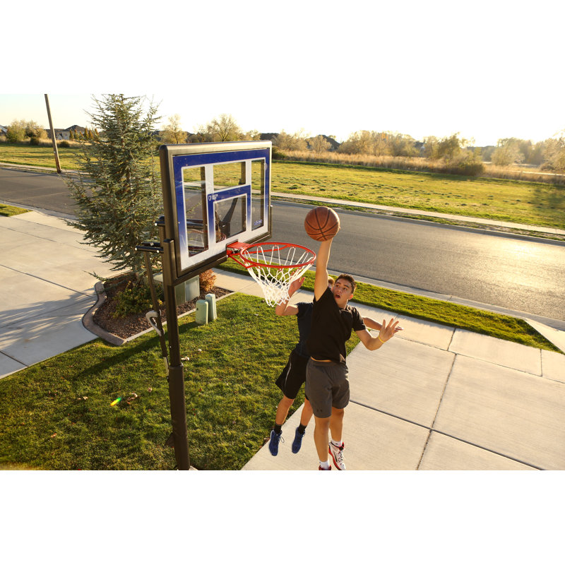Lifetime Height Adjustable In-Ground Basketball Hoop (48" Polycarbonate Backboard)