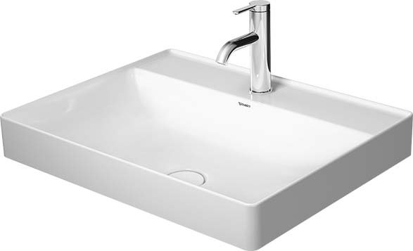 Ceramic Rectangular Vessel Bathroom Sink