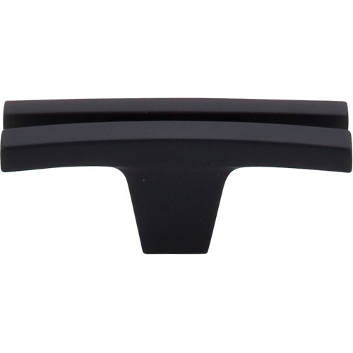 Flared 2 5/8" Length Geometric Knob, Black