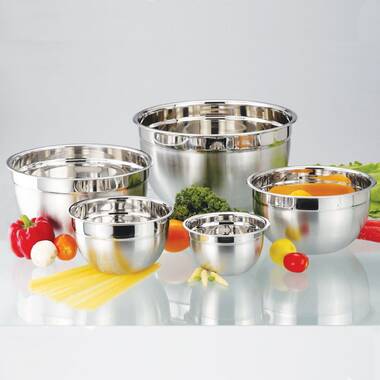 Stainless Steel Mixing Bowls 14 Piece Bowl Set with Measuring Cups and  Spoons