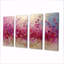 Rayson - Violets Wall Decor - Art mural traditionnel 4 pièces-1562631032