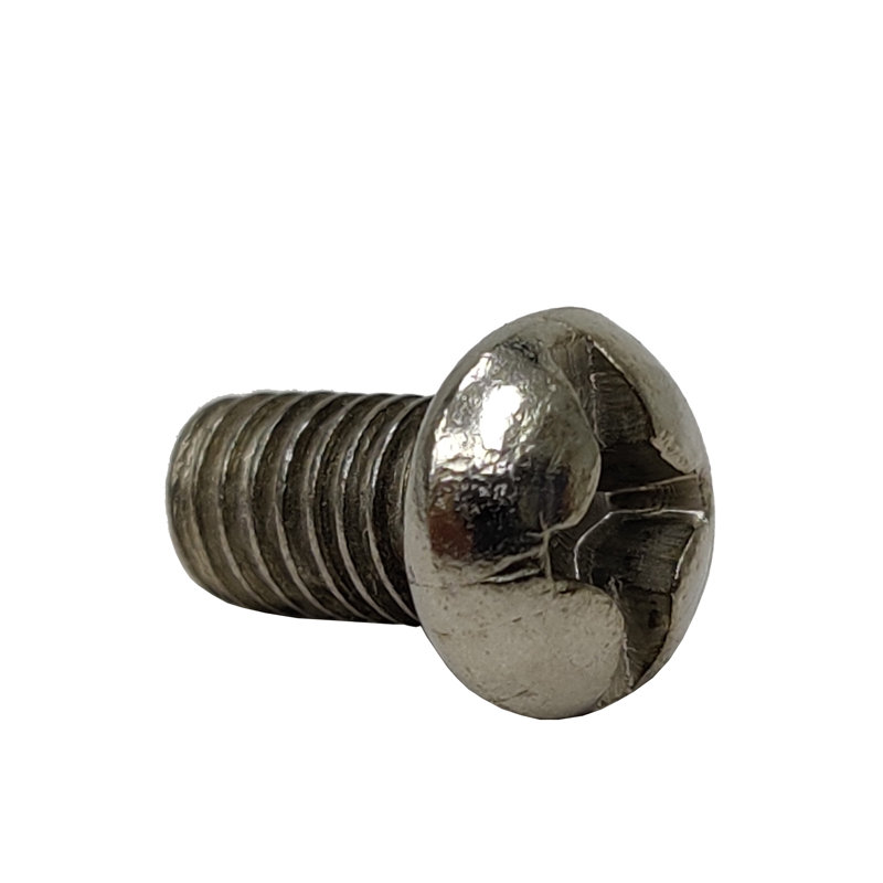 Vis à tête ronde FixtureDisplays® Phillips, pas de M6 x 10 mm 1,00 20PK 15153