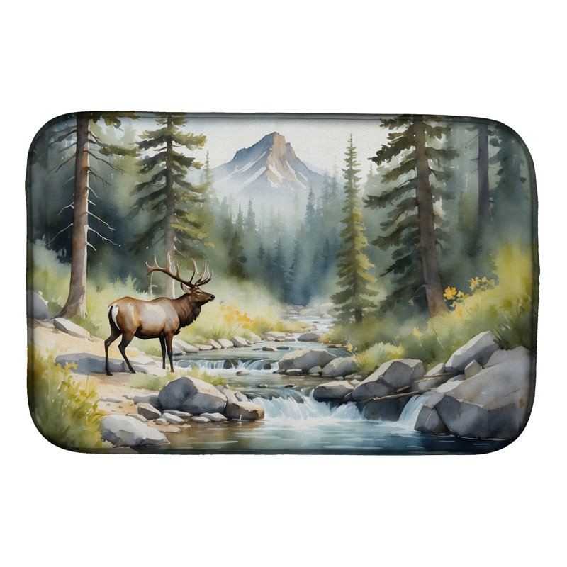 Tapis de séchage Mountain Stream