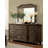 Miroir de commode rectangulaire biseauté rustique