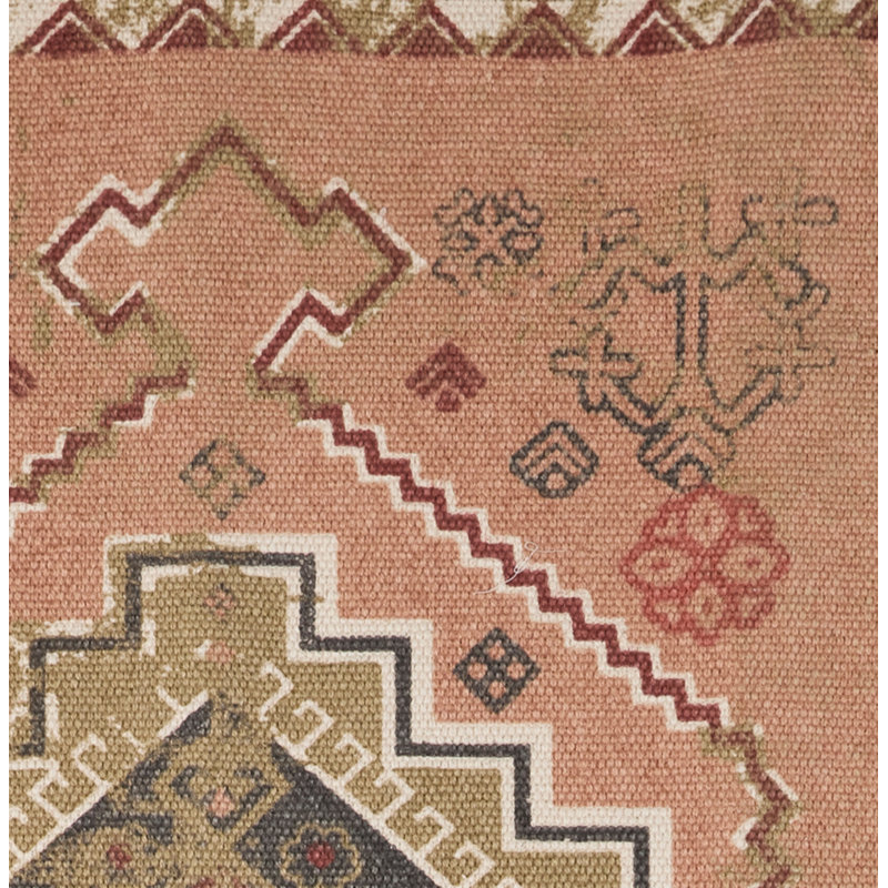 Cherokee Strawberry Red Cotton Flatweave 4' x 6' Area Rug