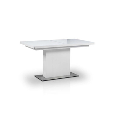Aligi Extendable Glass Top Dining Table