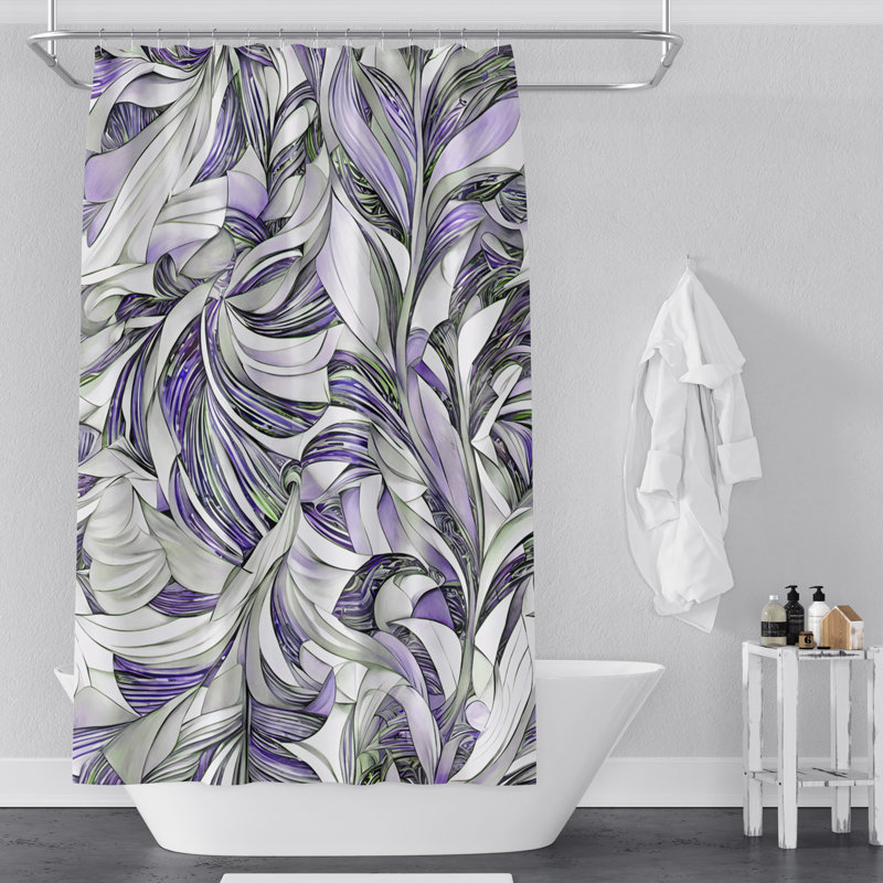 Rideau de douche Alyra, H 72 po x l 70 po