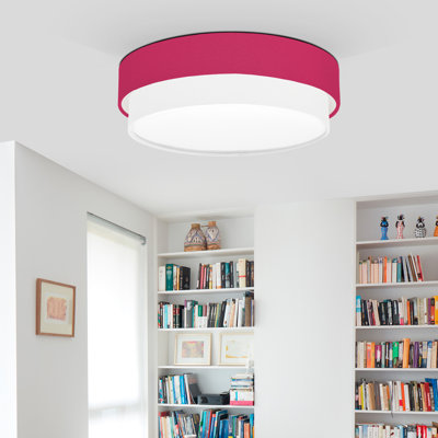 Avory Fabric Flush Mount