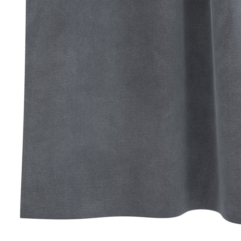 Curtains Polyester 140 Cm Decorative Inlays, Light Grey, 140cm Width x 245cm Drop