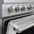 ZLINE 36 in. 5.2 cu. ft. Paramount Dual Fuel Range with 6 Burner Gas Cooktop and Electric Convection Oven in Satin Stainless Steel with Door-102903264