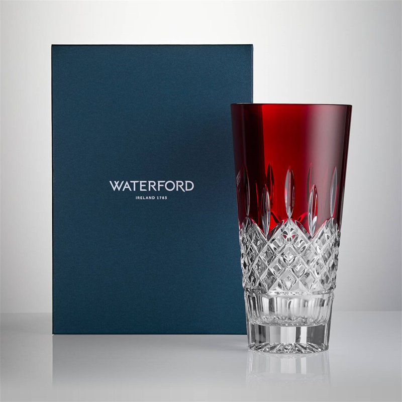 Waterford Lismore Red 10in Vase