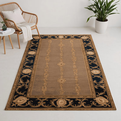 Tapis d'intérieur et d'extérieur brun français