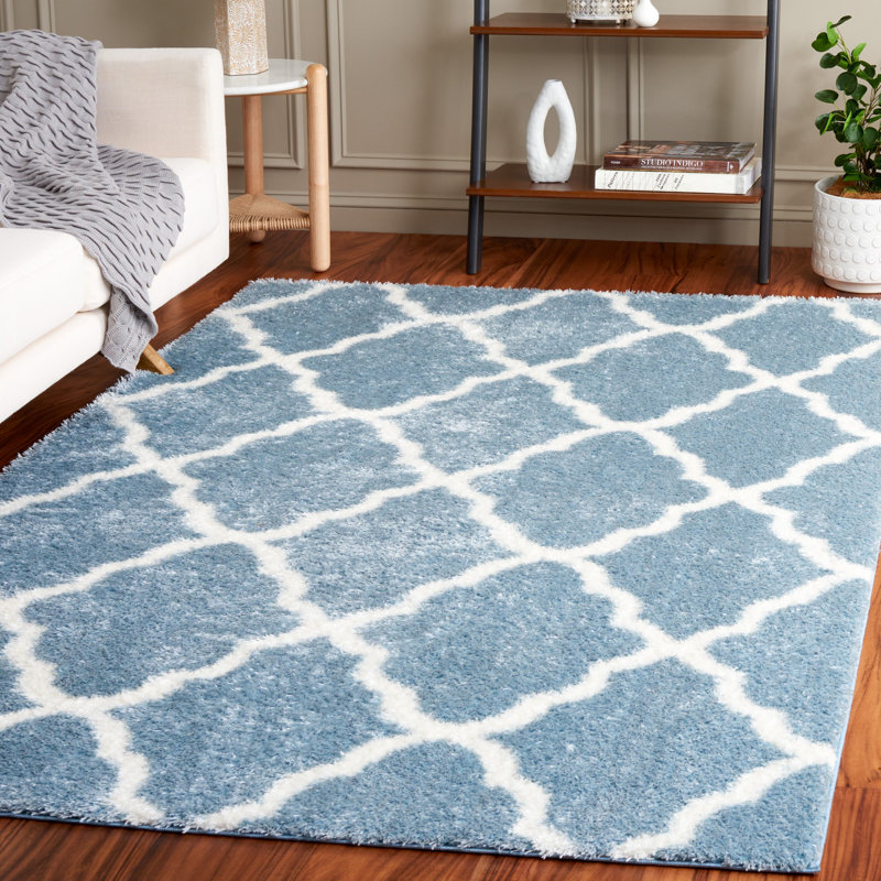 Tahoe Shag Performance Geometric Rug, Rectangle 5' x 7'