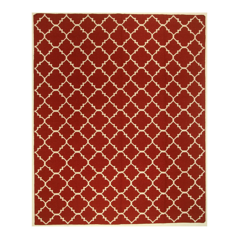 Flatweave Geometric Area Rug