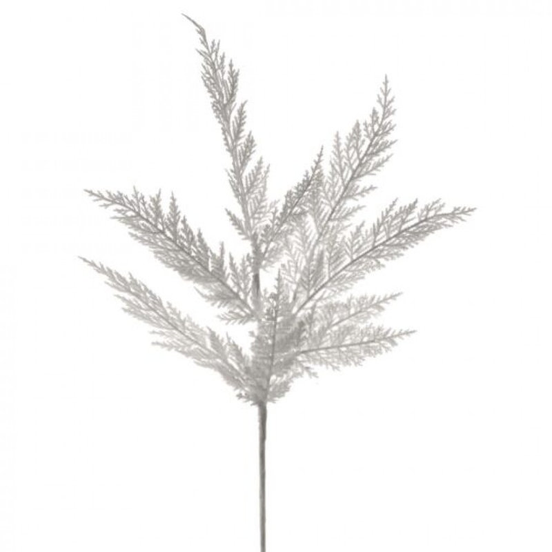 Hiver, cèdre enneigé, fausses plantes et arbres