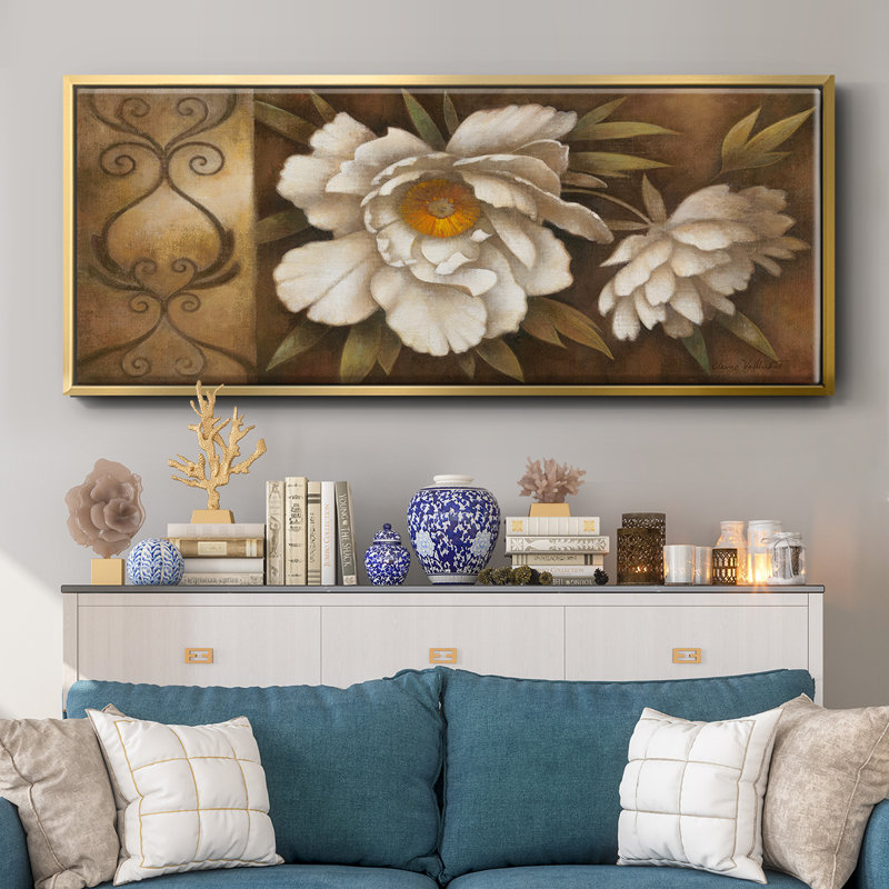 Southern Dusk I- Framed Canvas, 8" H x 20" W