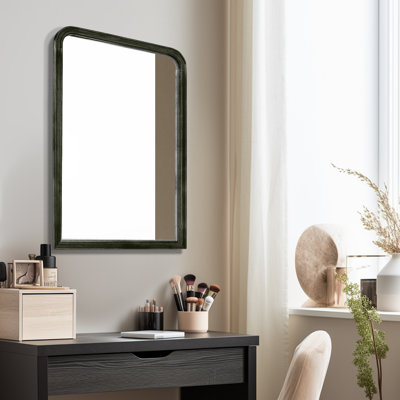 Ancell Solid Wood Rectangle Mirror