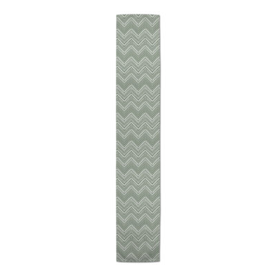Clarra Rectangle Chevron Polyester Table Runner