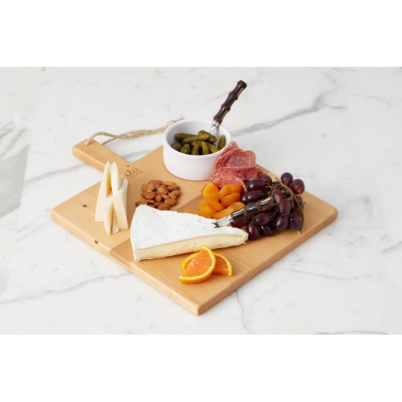 Square Pine Charcuterie Board, Small