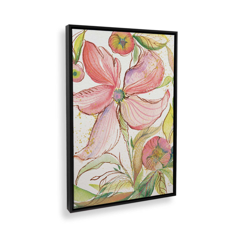 «Spring Shimmer» par Kristy riz, reproduction d'art, Noir, H 16 po x l 12 po
