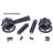 Wrought Iron Floral Pattern Rustproof Gate Latch