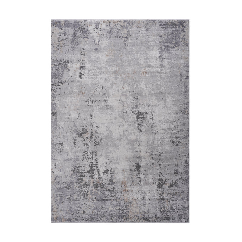2X3 Ivory/Sand Abstract Area Rug, Stain-Resistant & Non-Shedding, for Living Room, Bedroom, Dining, Home Office