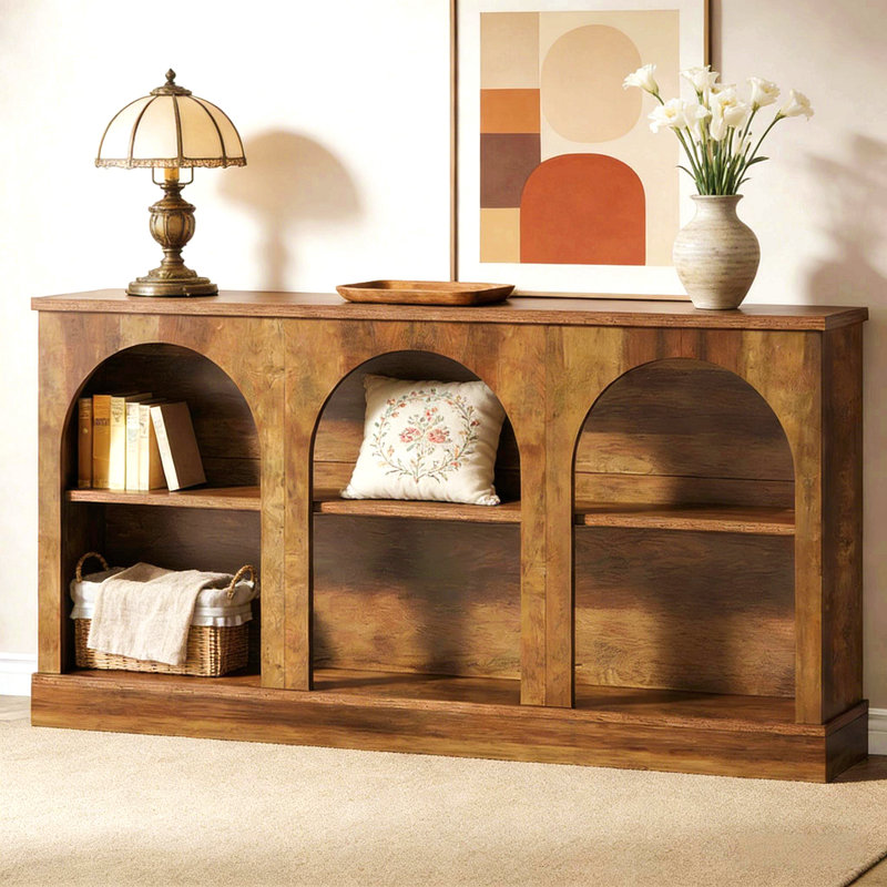 Table d'appoint rustique, table d'entrée pratique, console