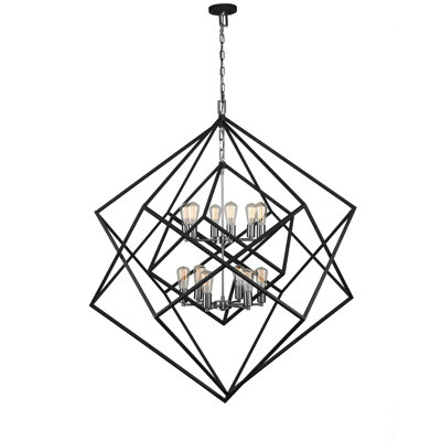 Artistry 12 - Light Dimmable Geometric Chandelier