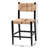 Brieana bali & pari Prita Bohemian Paper Loom and Mahogany Wood 2-Piece Stool Set-1727003087-1736060327