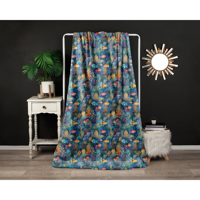 Throw Blanket, 51" W x 68" L