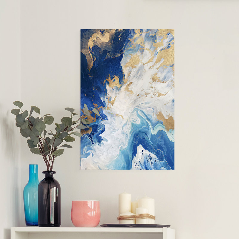 Série ABSTRACT CDX III - Impression sur toile seulement - NON-CADRE, H 27 po x l 18 po