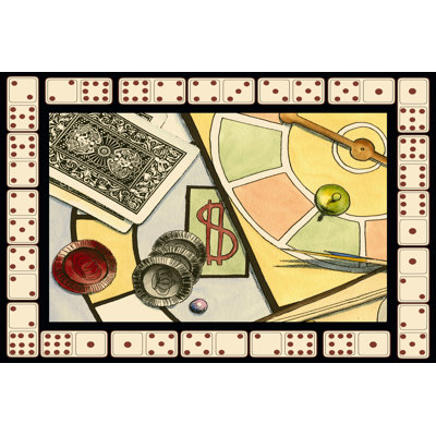 Gaming II - Wrapped Canvas Painting