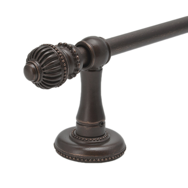 Cricket Cage 24 inches c.c. {approximately} towel bar 5/8 smooth center in Oil Rub Bronze, 2.5" H x 21.25" W x 4.38" D