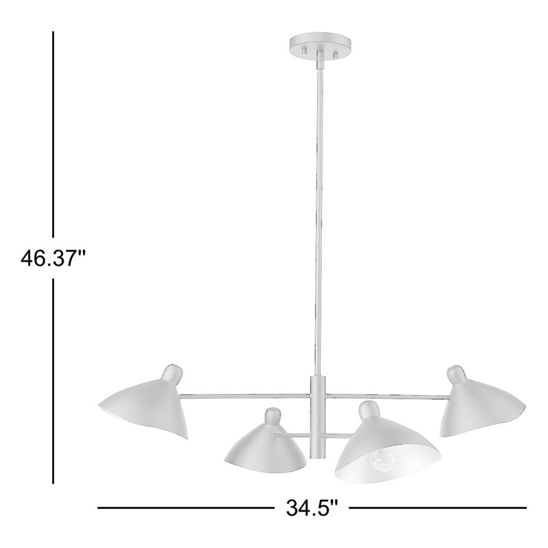 Warhol 4 - Light Dimmable Modern Linear Chandelier