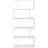 Five Layer Simple Household White Bookshelf-1447182545-1447182544