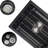 Lqsqua 14''L X 18'' W Granite Composite Undermount Bar Sink with Sink Grid and Basket Strainer-94077999