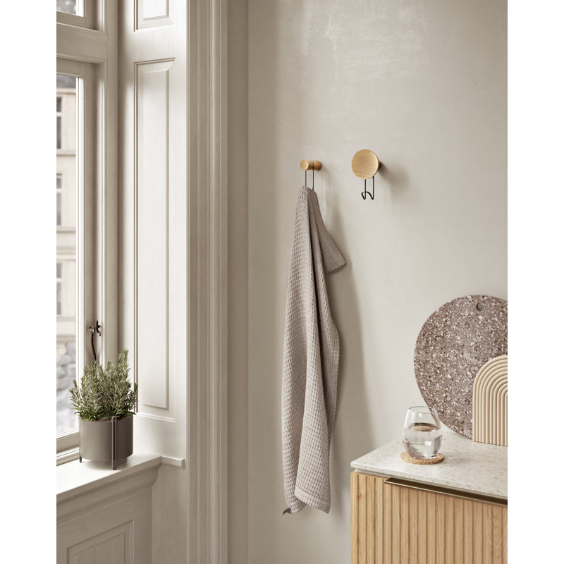 Around Wall Hanger (Large), Black/Oak
