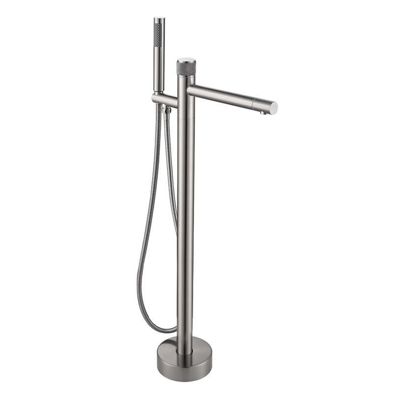 Floor Tub Spout, Brushed Nickel