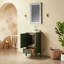 Meuble-lavabo simple autoportant de 18 po avec plateau entièrement assemblé-339691564