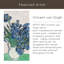 Fumeur squelette d'Halloween par Vincent van Gogh, reproduction d'art sur toile encadrée-1209062369-1209062373