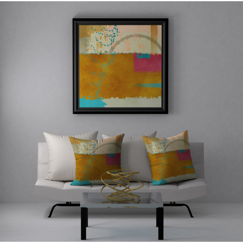 Reversible Throw Pillow, 18" x 18"