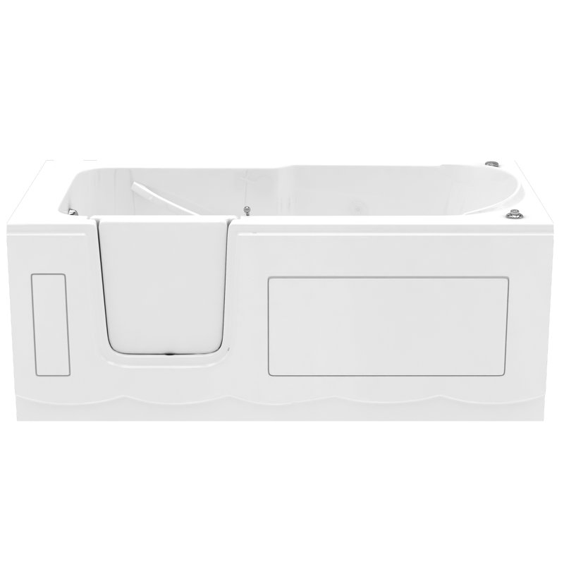 Stream 60'' x 29.5'' Whirlpool Bathtub, Left