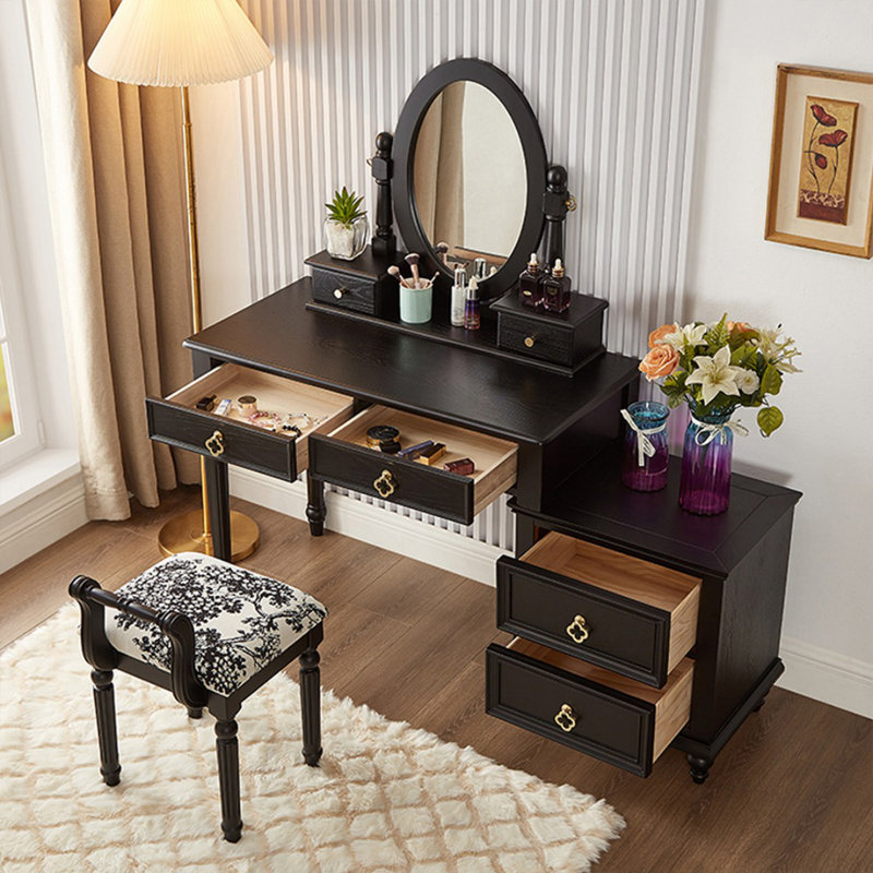 Miroir de maquillage 4 tiroirs