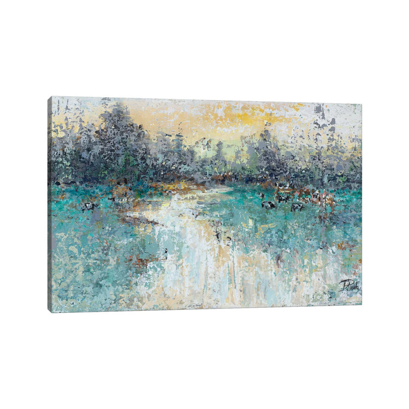 «Wild Fields» par Patricia Pinto - reproduction d'art sur toile, Toile tendue, Pas de tapis, H 40 po x l 26 po x P 1,5 po