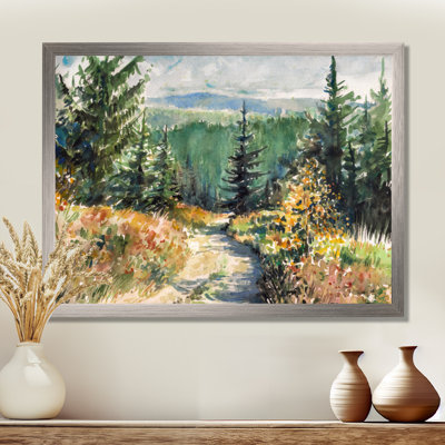 " Little Road In Mountain Landscape "