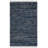 Ketter Hand Woven Denim/Cotton Rug in Navy/Black-357871209