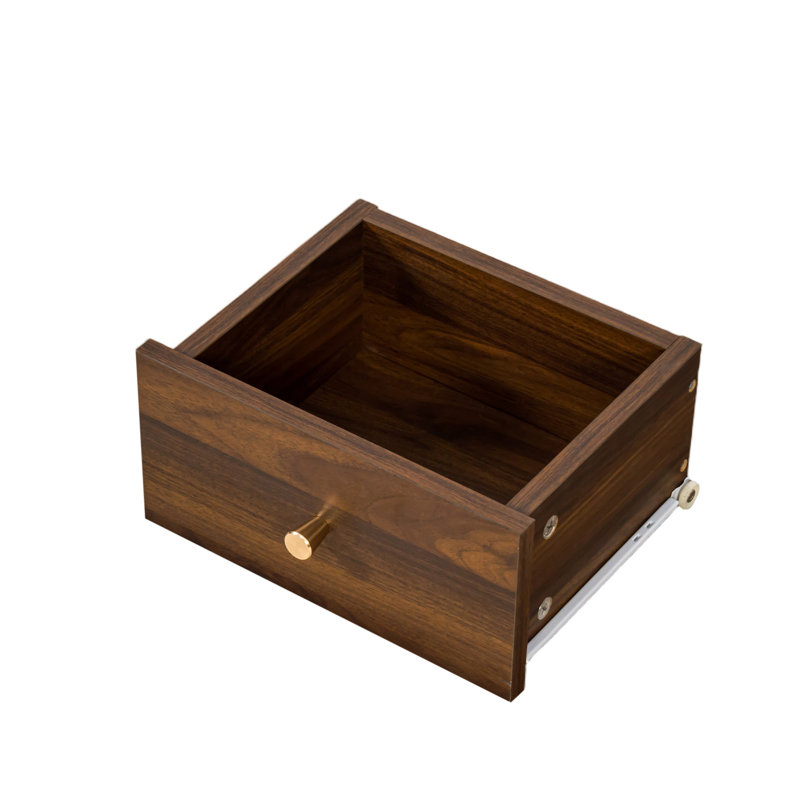 Buffet avec 2 portes coulissantes en verre rayé